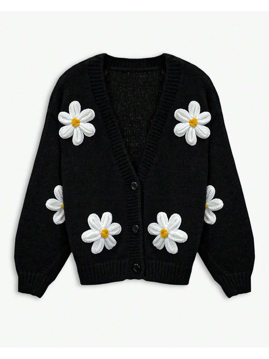 Ropa de Mujer, Tejido de Punto de Mujer, Cárdigans ligeros para mujer, 42162771, Negro