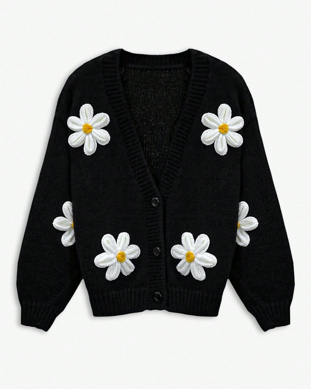 Ropa de Mujer, Tejido de Punto de Mujer, Cárdigans ligeros para mujer, 42162771, Negro