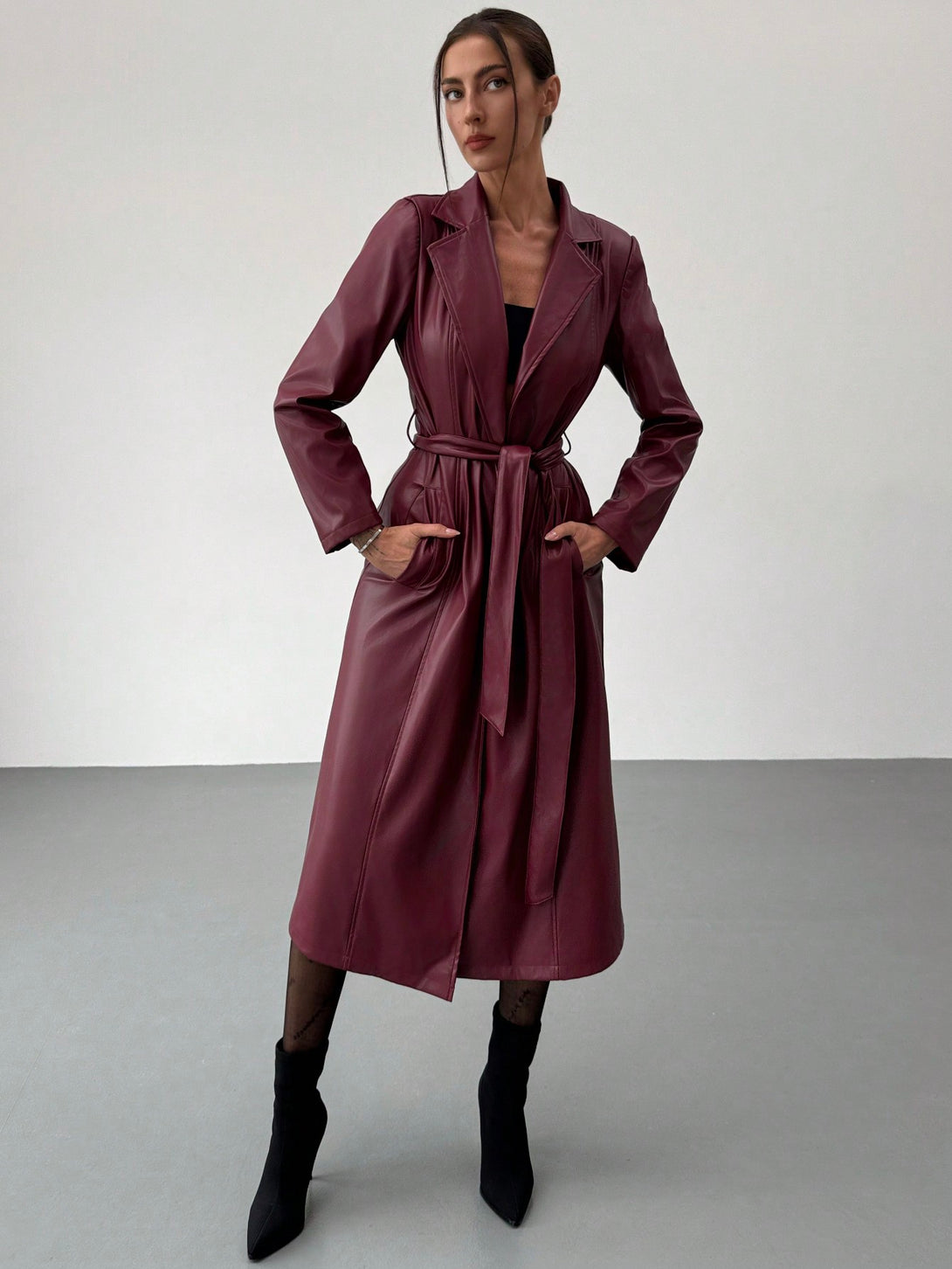 Ropa de Mujer, Ropa de Exterior para Mujer, Abrigos de Mujer, 42031950, Burdeos