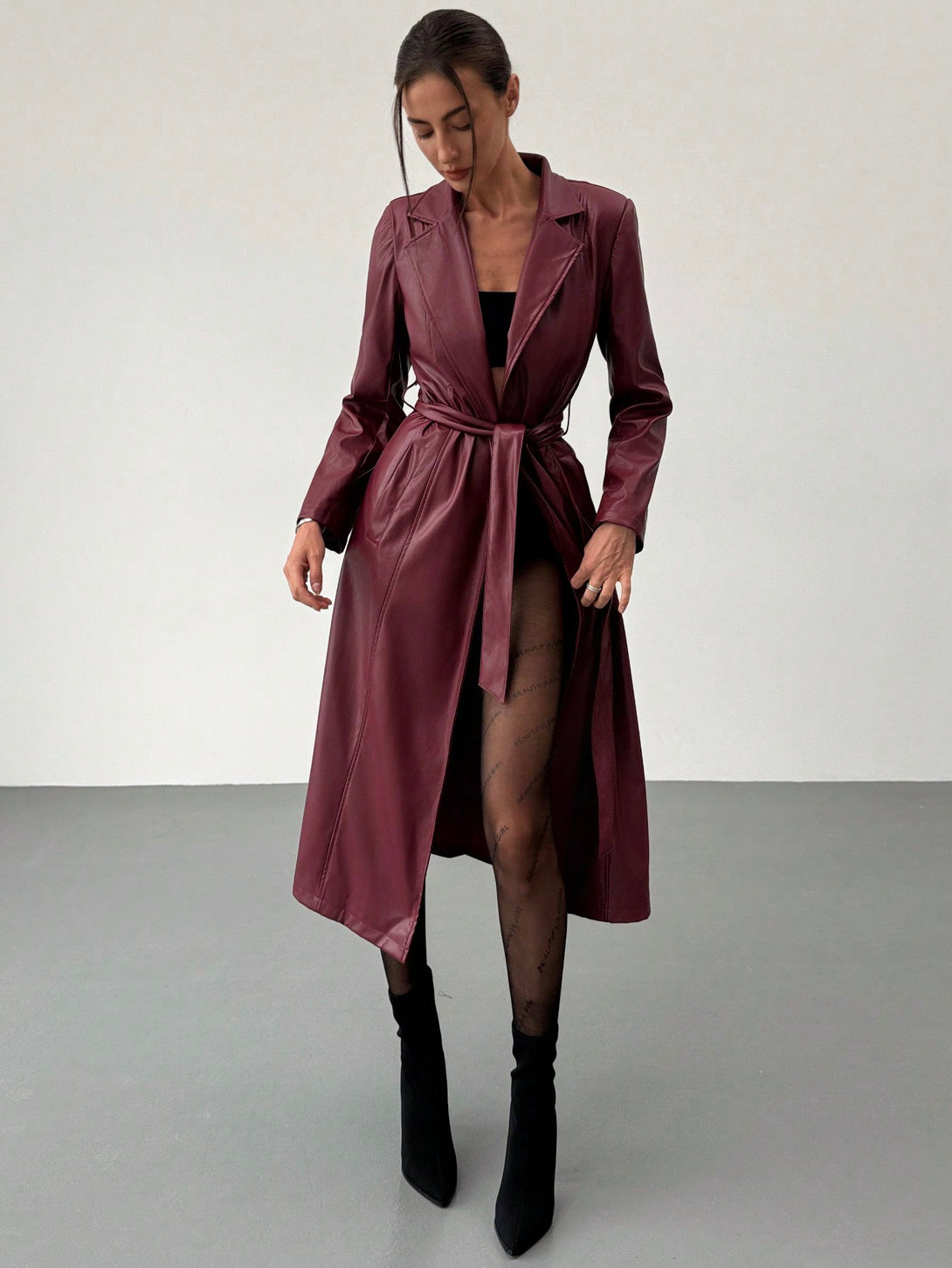 Ropa de Mujer, Ropa de Exterior para Mujer, Abrigos de Mujer, 42031950, Burdeos