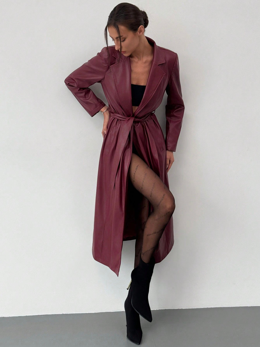 Ropa de Mujer, Ropa de Exterior para Mujer, Abrigos de Mujer, 42031950, Burdeos