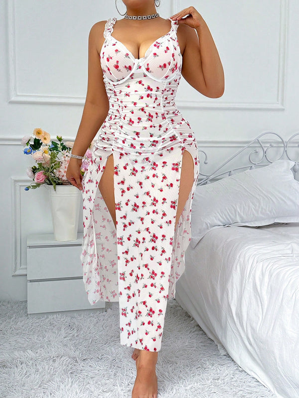 Ropa Interior y Ropa de Dormir, Ropa Interior de Mujer Plus, Lencería y disfraces sexy de tallas grandes, Lencería Sensual de Talla Grande, Blanco