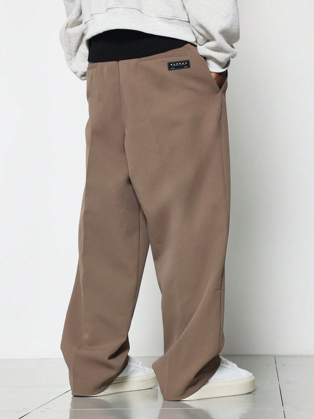 Hombres, Ropa de hombre, Trajes & Piezas separadas para Hombres, pantalones de traje de hombre, 42170081, Café integral