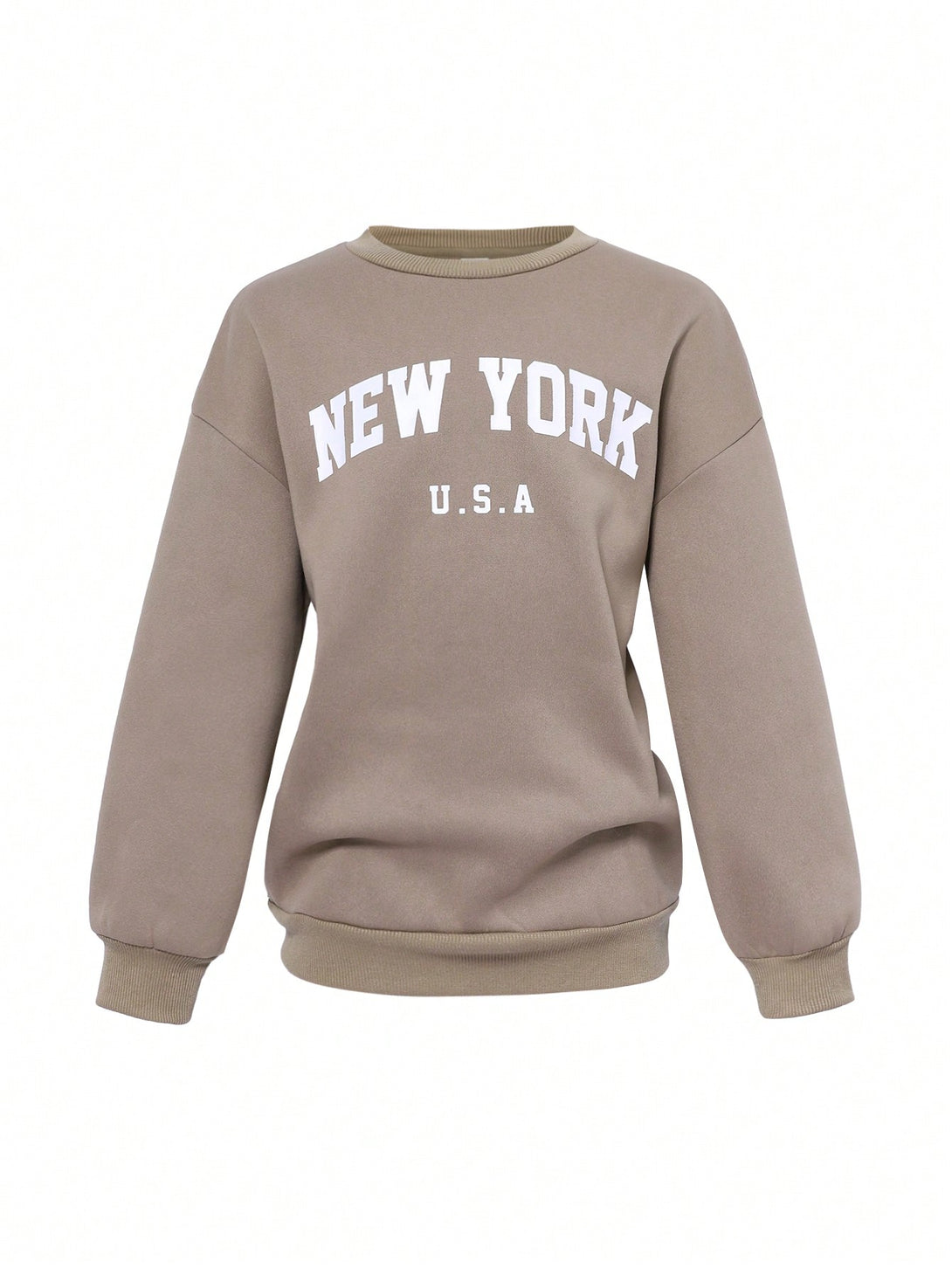 Niños, Ropa Niñas (8-12), Conjuntos para niñas preadolescentes, Conjuntos de sudadera y sudadera con capucha para niñas preadolescentes, 41094624, Caqui