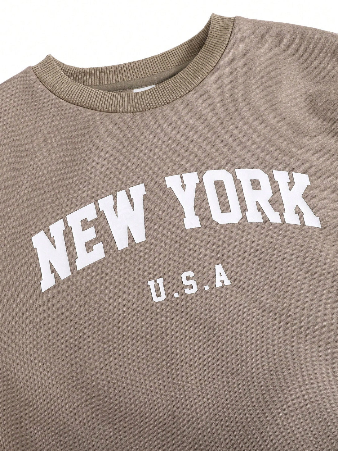 Niños, Ropa Niñas (8-12), Conjuntos para niñas preadolescentes, Conjuntos de sudadera y sudadera con capucha para niñas preadolescentes, 41094624, Caqui