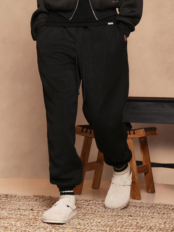 Hombres, Ropa de hombre, Bottoms de hombres, Pantalones Joggers para Hombre, OUTFITS LOOKBOOK, 25420937, Negro