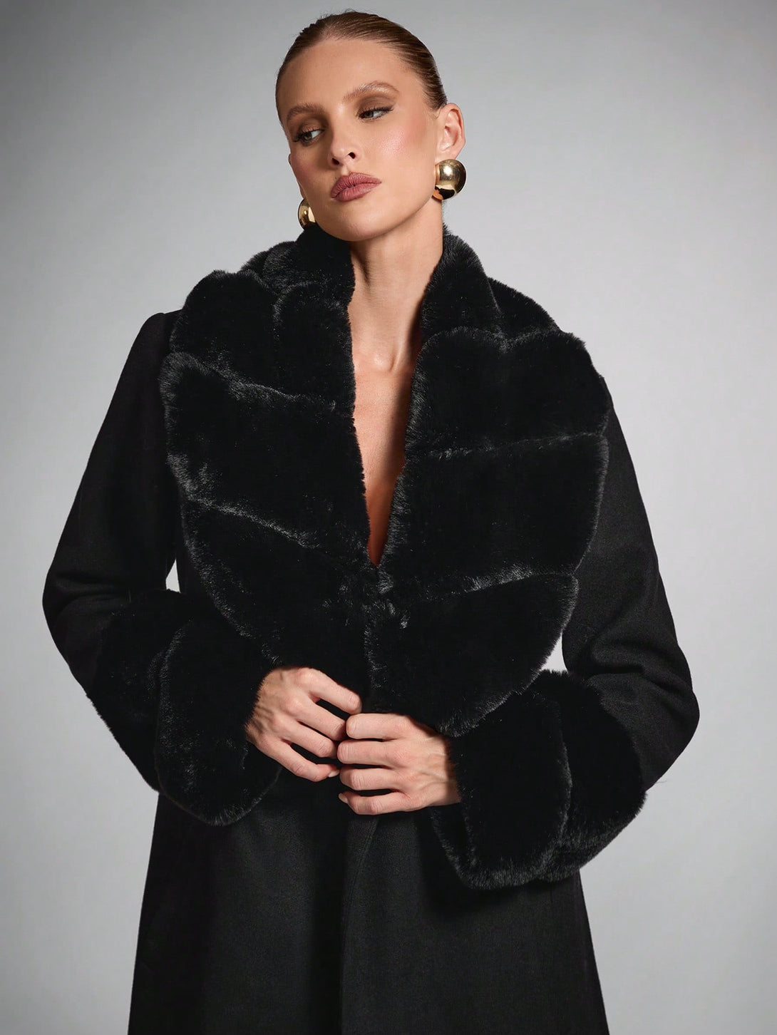 Ropa de Mujer, Ropa de Exterior para Mujer, Abrigos de Mujer, COUPLE LOOKBOOK, 42294973, Negro