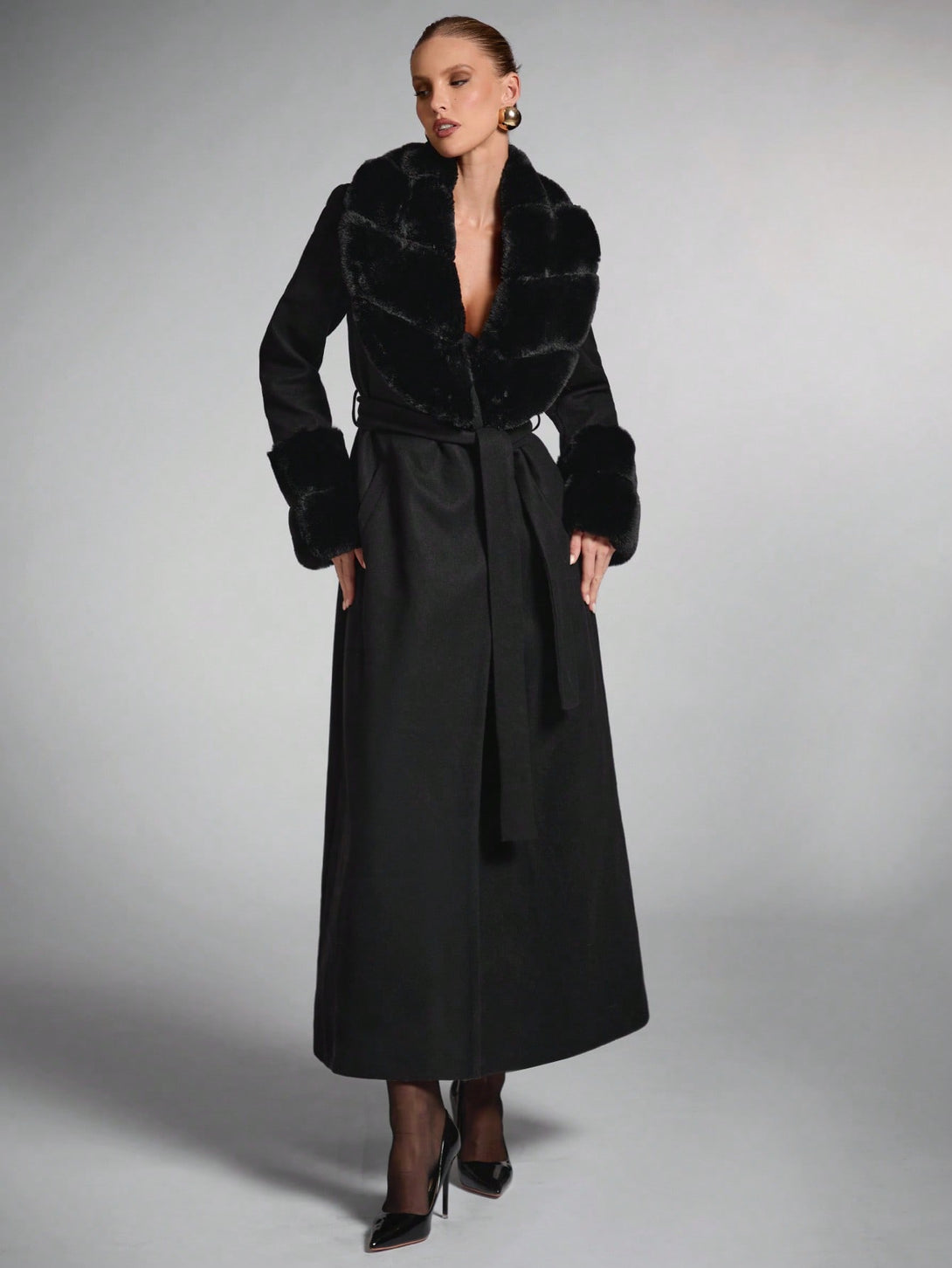 Ropa de Mujer, Ropa de Exterior para Mujer, Abrigos de Mujer, COUPLE LOOKBOOK, 42294973, Negro