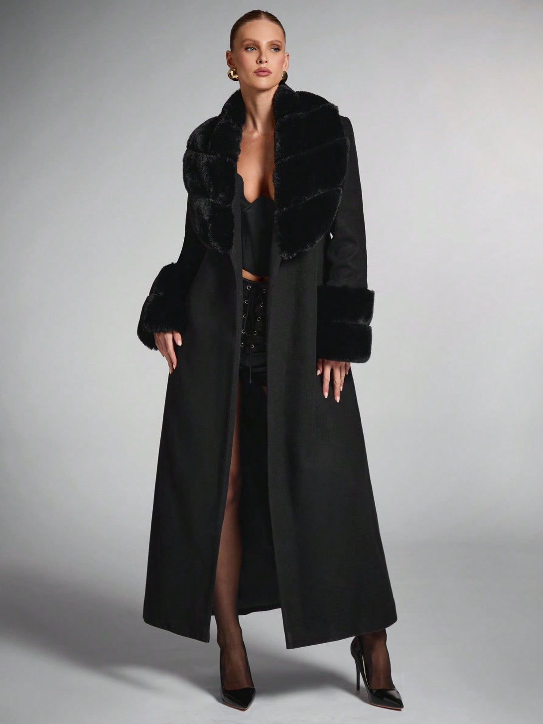 Ropa de Mujer, Ropa de Exterior para Mujer, Abrigos de Mujer, COUPLE LOOKBOOK, 42294973, Negro