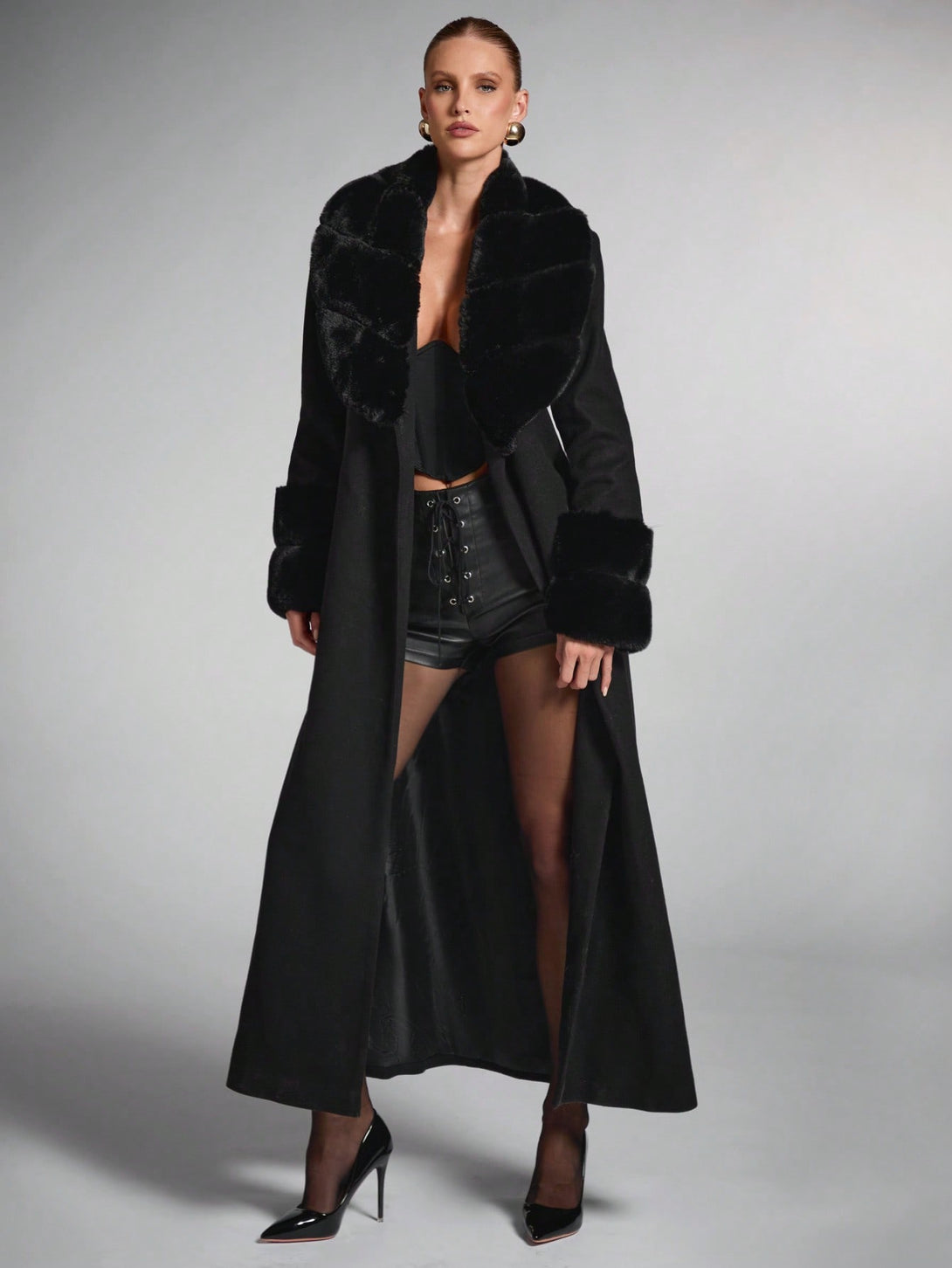 Ropa de Mujer, Ropa de Exterior para Mujer, Abrigos de Mujer, COUPLE LOOKBOOK, 42294973, Negro