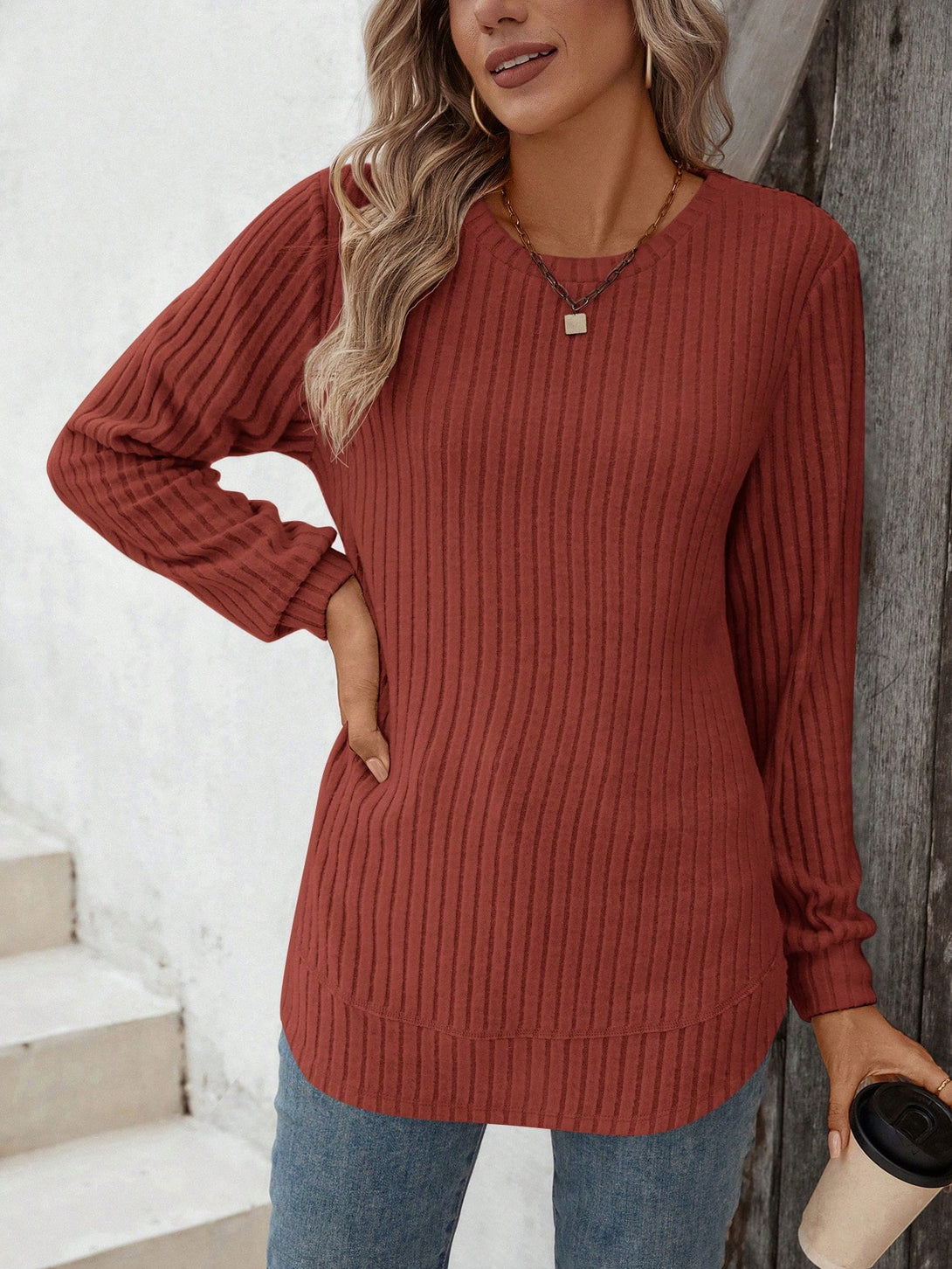 Ropa de Mujer, Sudaderas de Mujer, 42353096, Óxido marrón