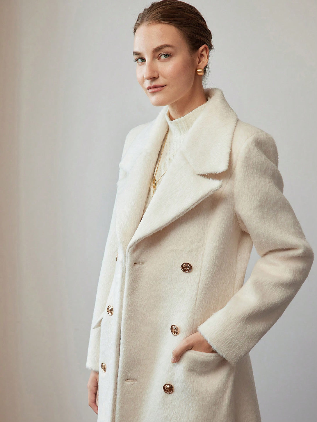 Ropa de Mujer, Ropa de Exterior para Mujer, Abrigos de Mujer, OUTFITS LOOKBOOK, 42447332, Albaricoque