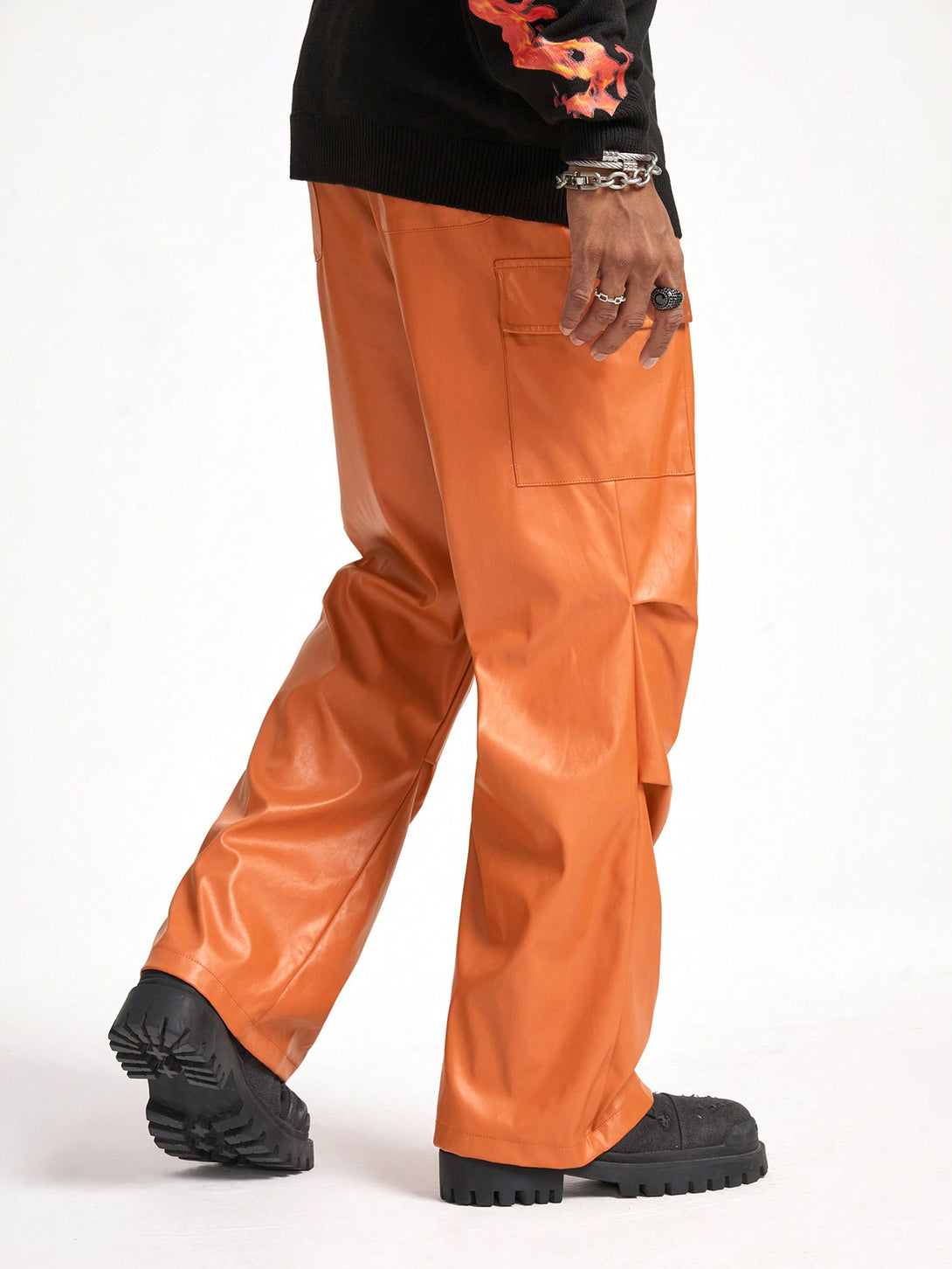 Hombres, Ropa de hombre, Bottoms de hombres, Pantalones para hombre, 42501647, Naranja