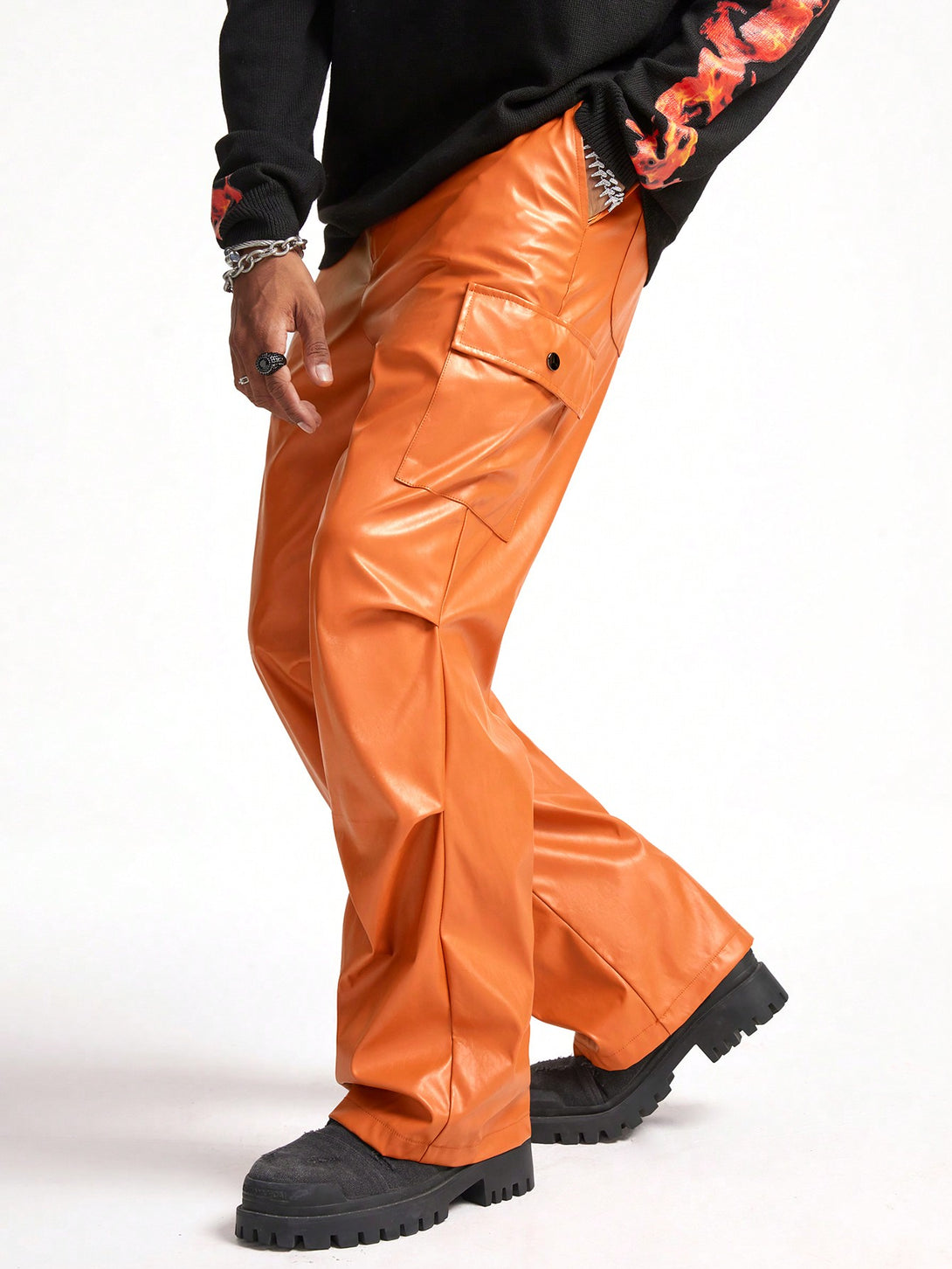 Hombres, Ropa de hombre, Bottoms de hombres, Pantalones para hombre, 42501647, Naranja