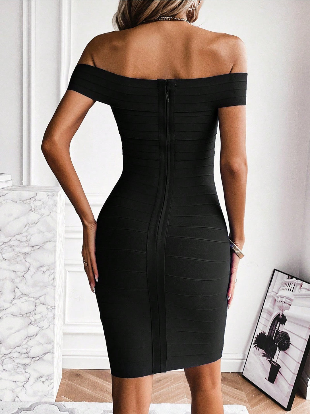 Ropa de Mujer, Bodas & Eventos, Ropa de Fiesta de Mujer, Vestidos de Cocktail de Mujer, 42648814, Negro