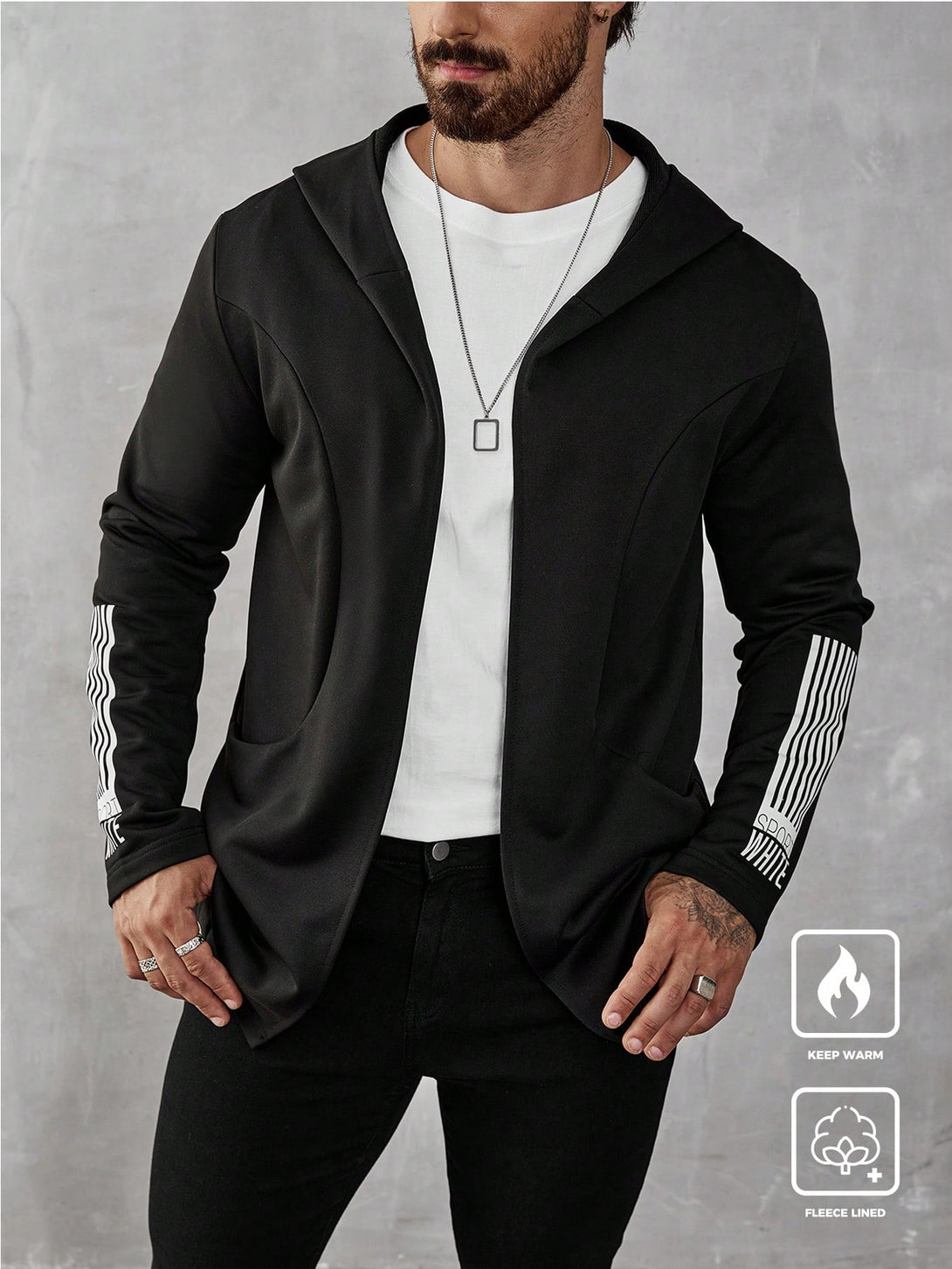 Hombres, Ropa de hombre, Chaquetas & Abrigos para Hombre, 40887670, Negro