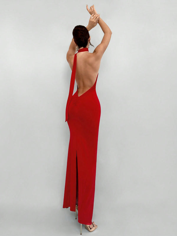 Ropa de Mujer, Vestidos de mujer, Vestidos largos de mujer, 42702892, Rojo