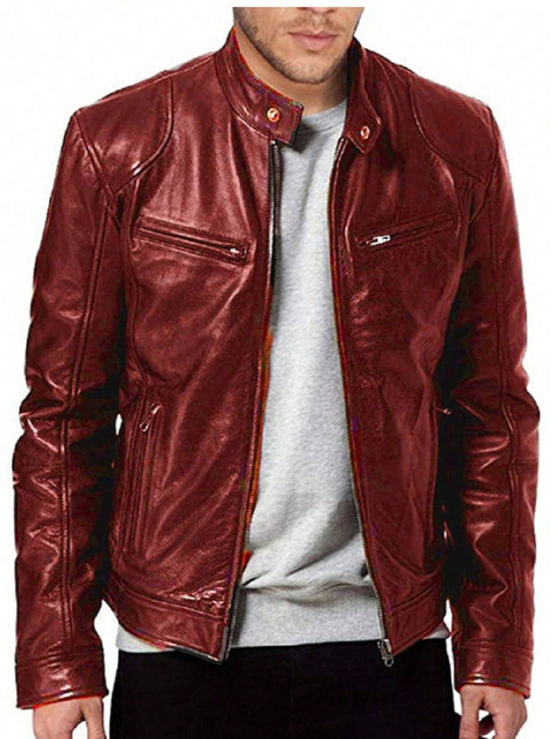 Hombres, Ropa de hombre, Chaquetas & Abrigos para Hombre, 28256087, Burdeos