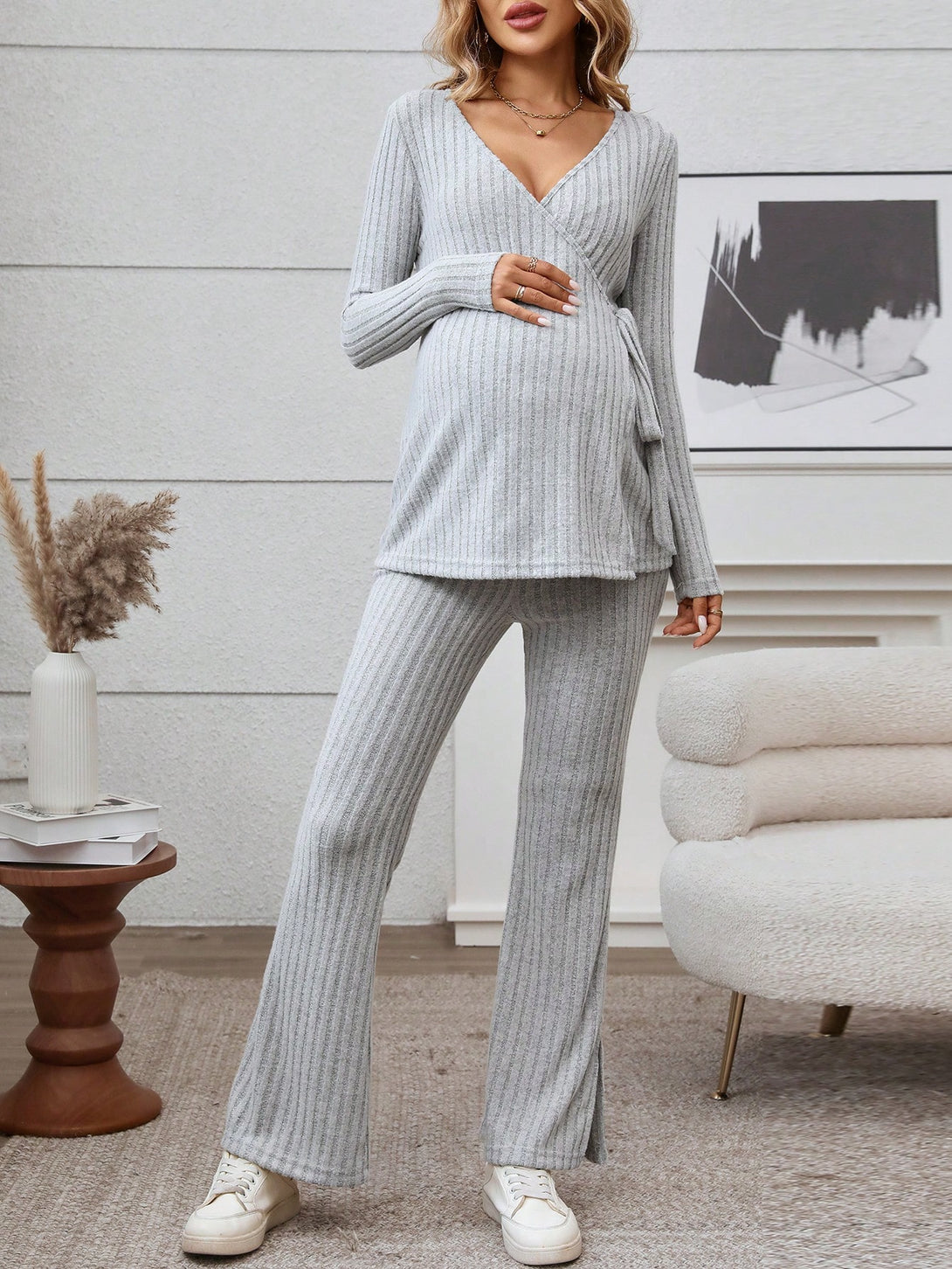 Ropa de Mujer, Ropa Premamá, Lactancia, 39391683, Gris