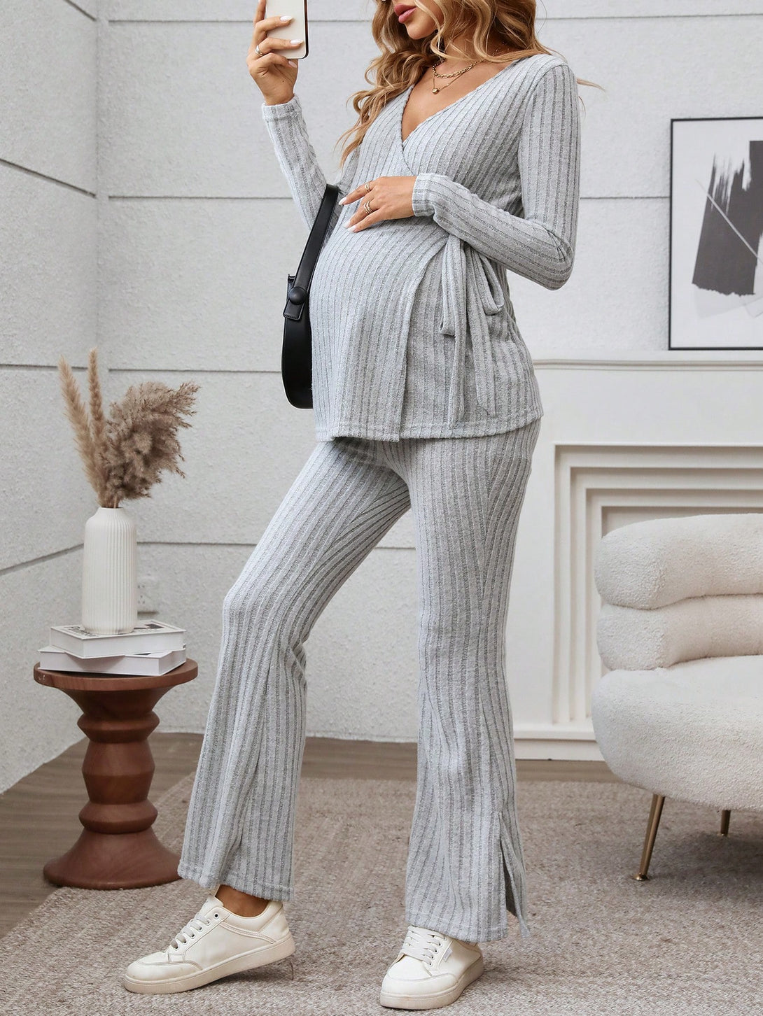 Ropa de Mujer, Ropa Premamá, Lactancia, 39391683, Gris