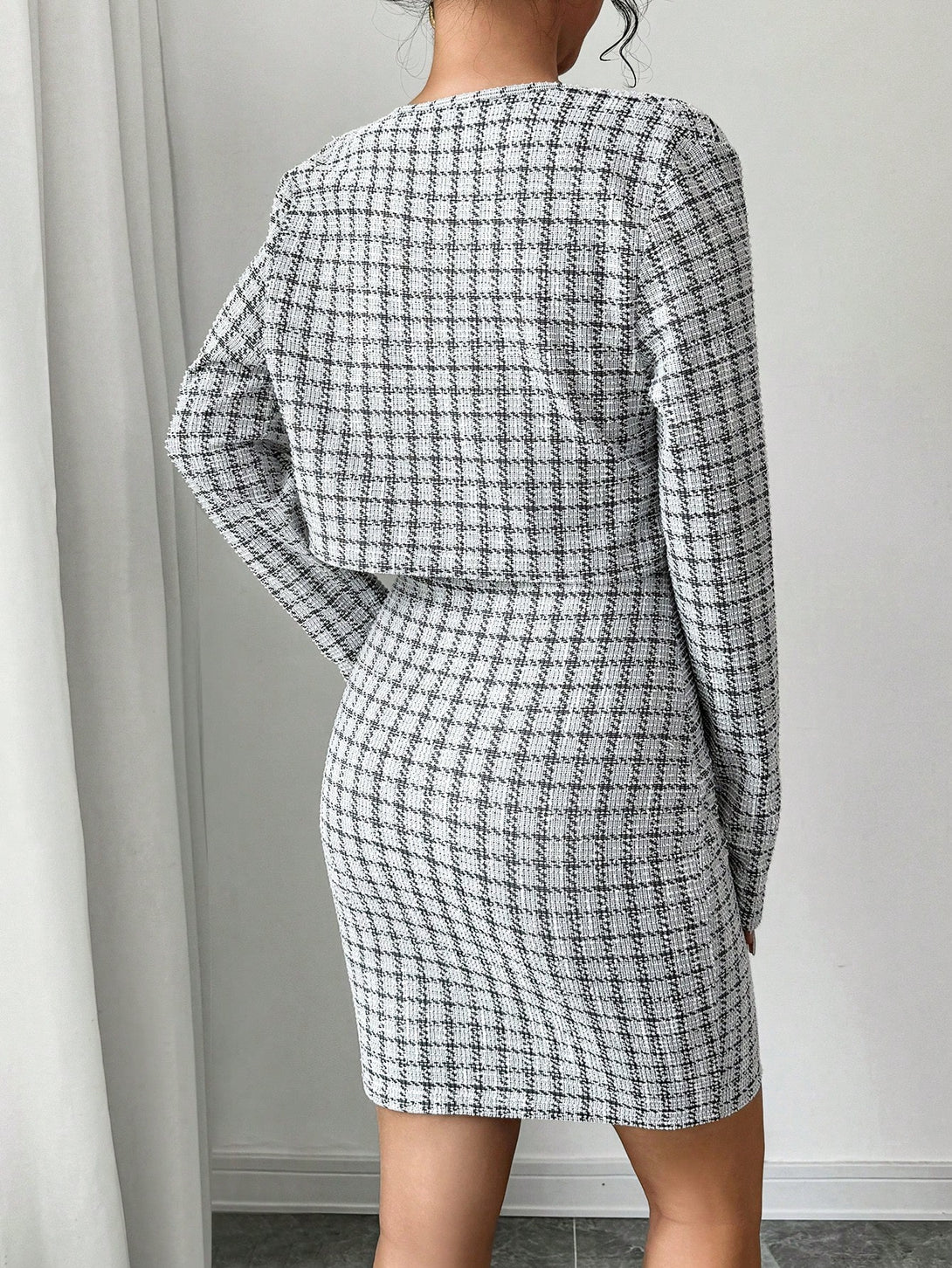 Ropa de Mujer, Conjunto para Mujer, Ropa Dos piezas para Mujer, 41113748, Blanco y Negro