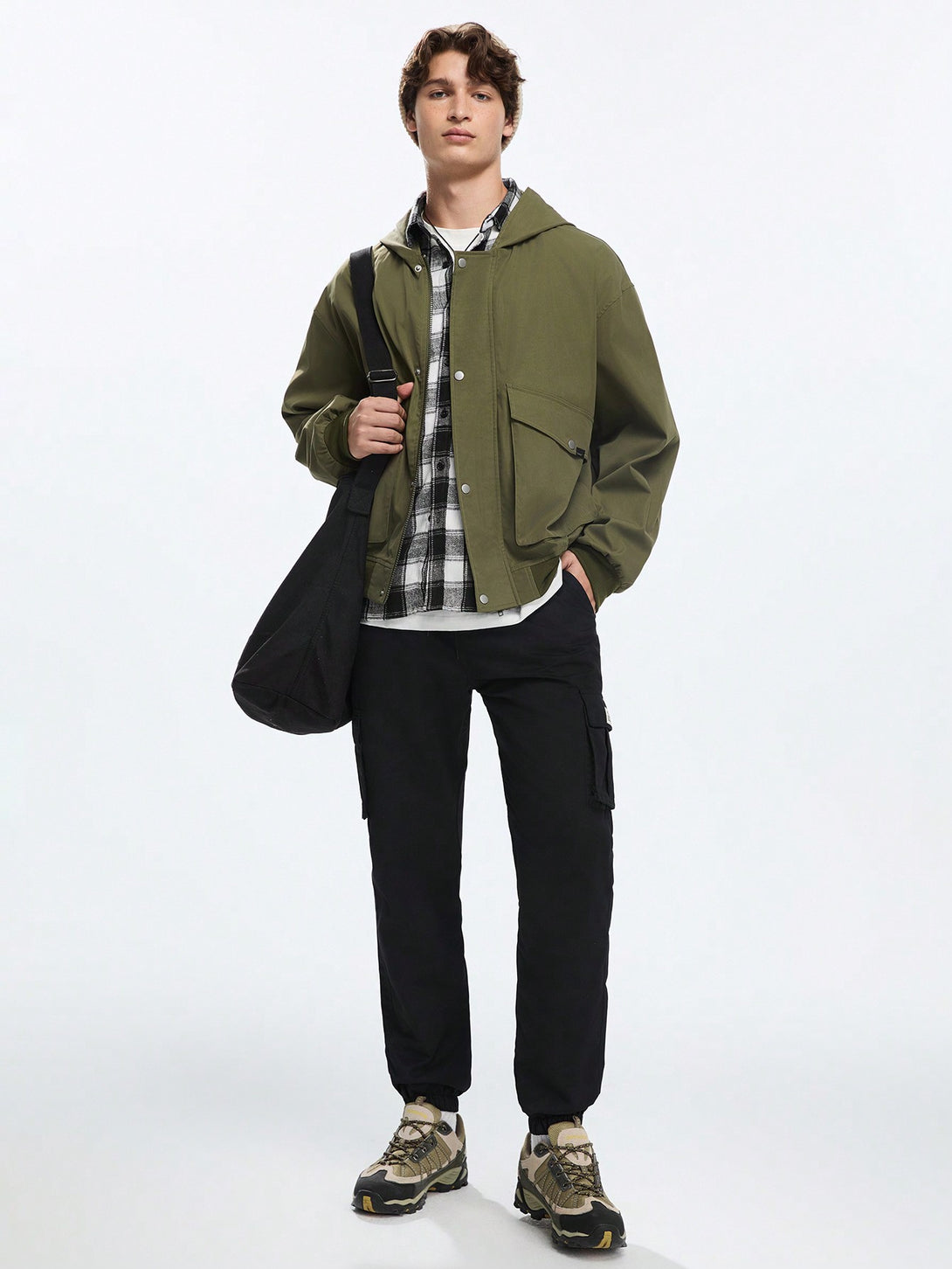 Hombres, Ropa de hombre, Chaquetas & Abrigos para Hombre, COUPLE LOOKBOOK, 42860579, Verde militar