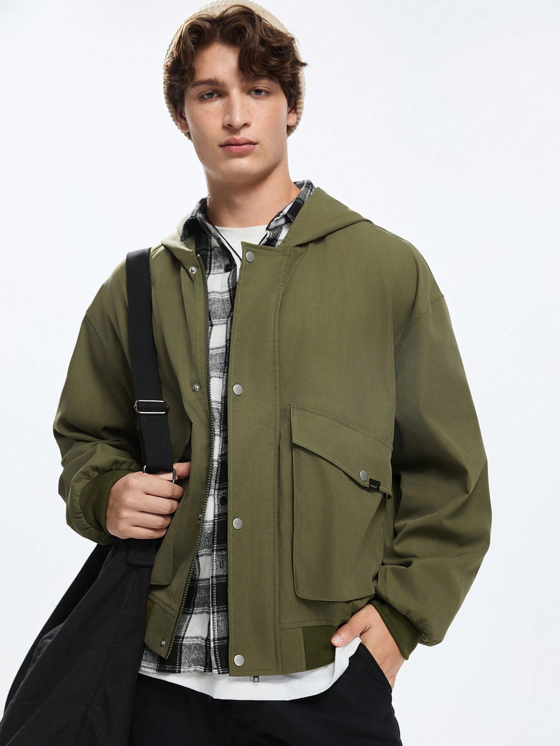 Hombres, Ropa de hombre, Chaquetas & Abrigos para Hombre, COUPLE LOOKBOOK, 42860579, Verde militar