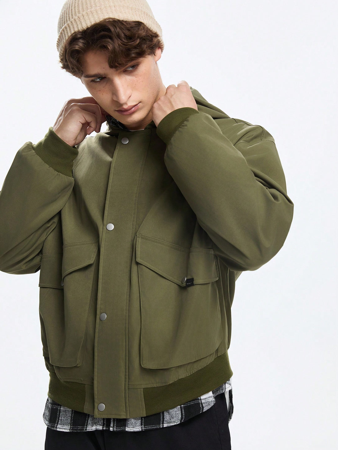 Hombres, Ropa de hombre, Chaquetas & Abrigos para Hombre, COUPLE LOOKBOOK, 42860579, Verde militar