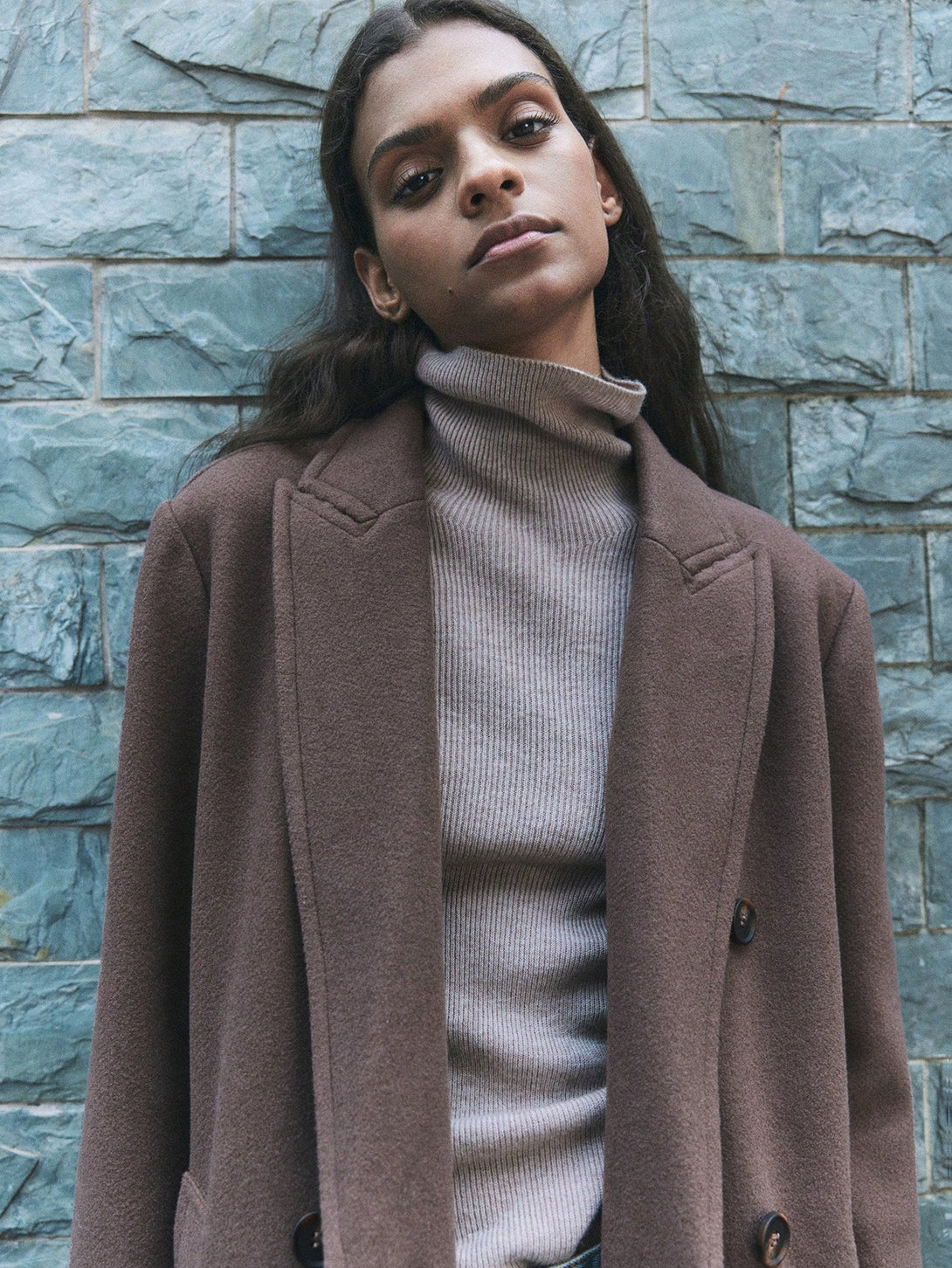 Ropa de Mujer, Ropa de Exterior para Mujer, Abrigos de Mujer, 40775684, Café integral