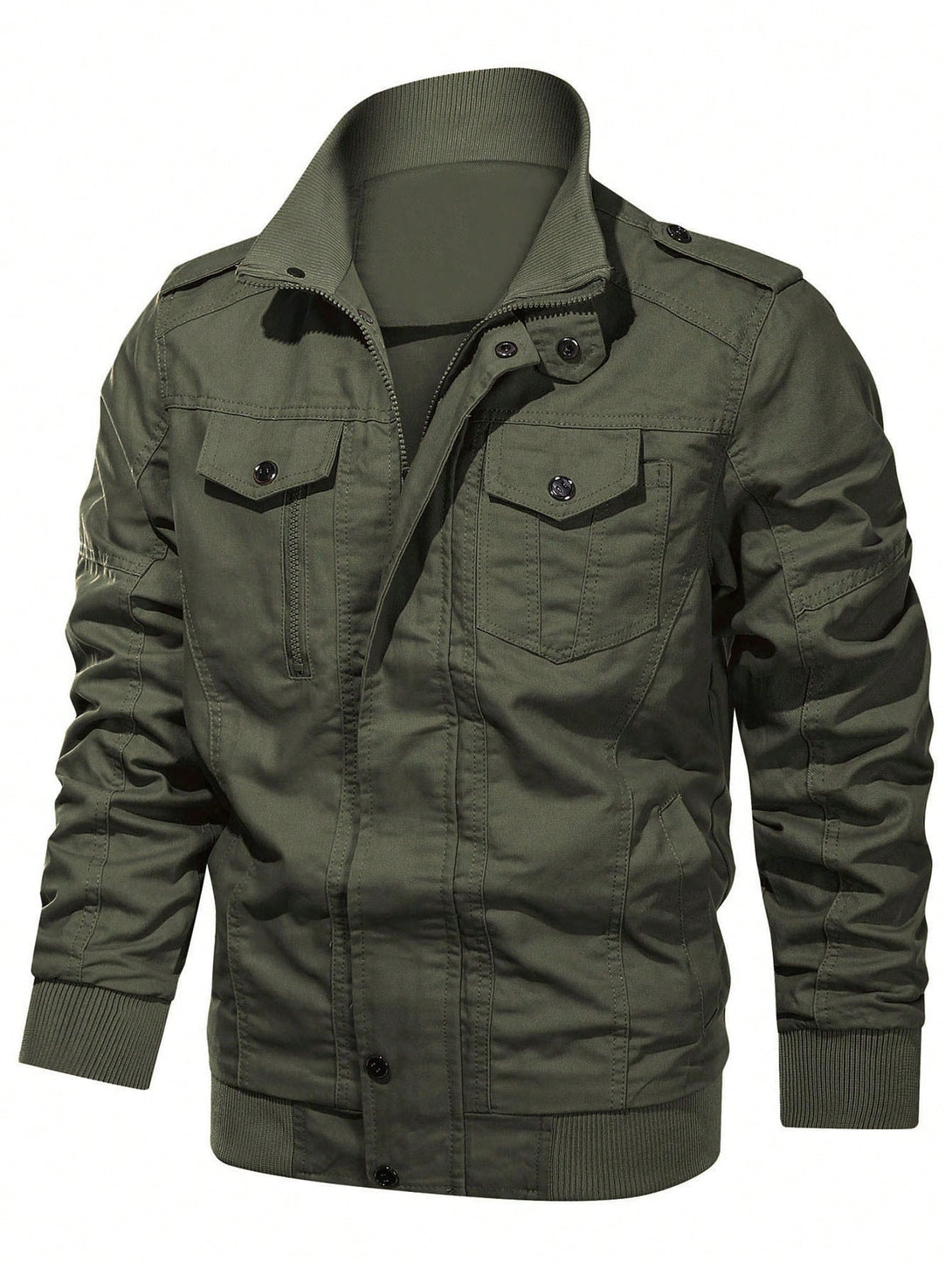 Hombres, Ropa de hombre, Chaquetas & Abrigos para Hombre, 43003165, Verde militar