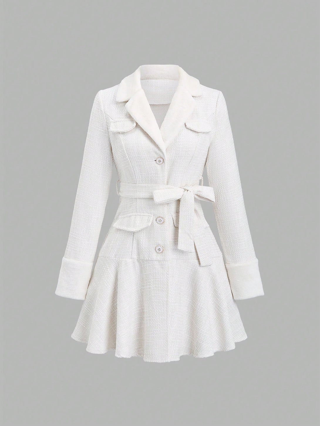 Ropa de Mujer, Ropa de Exterior para Mujer, Abrigos de Mujer, 43005547, Blanco