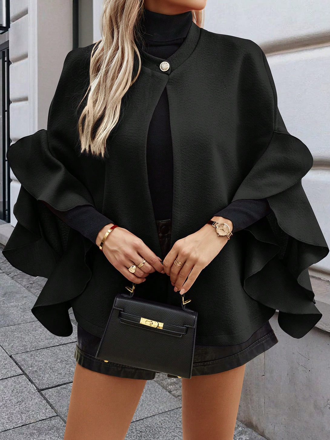Ropa de Mujer, Ropa de Exterior para Mujer, Abrigos de Mujer, 43692770, Negro