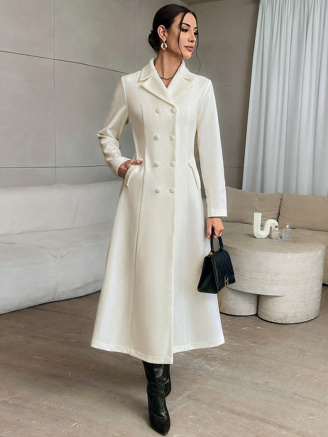 Ropa de Mujer, Ropa de Exterior para Mujer, Gabardinas para Mujer, 43910557, Gris