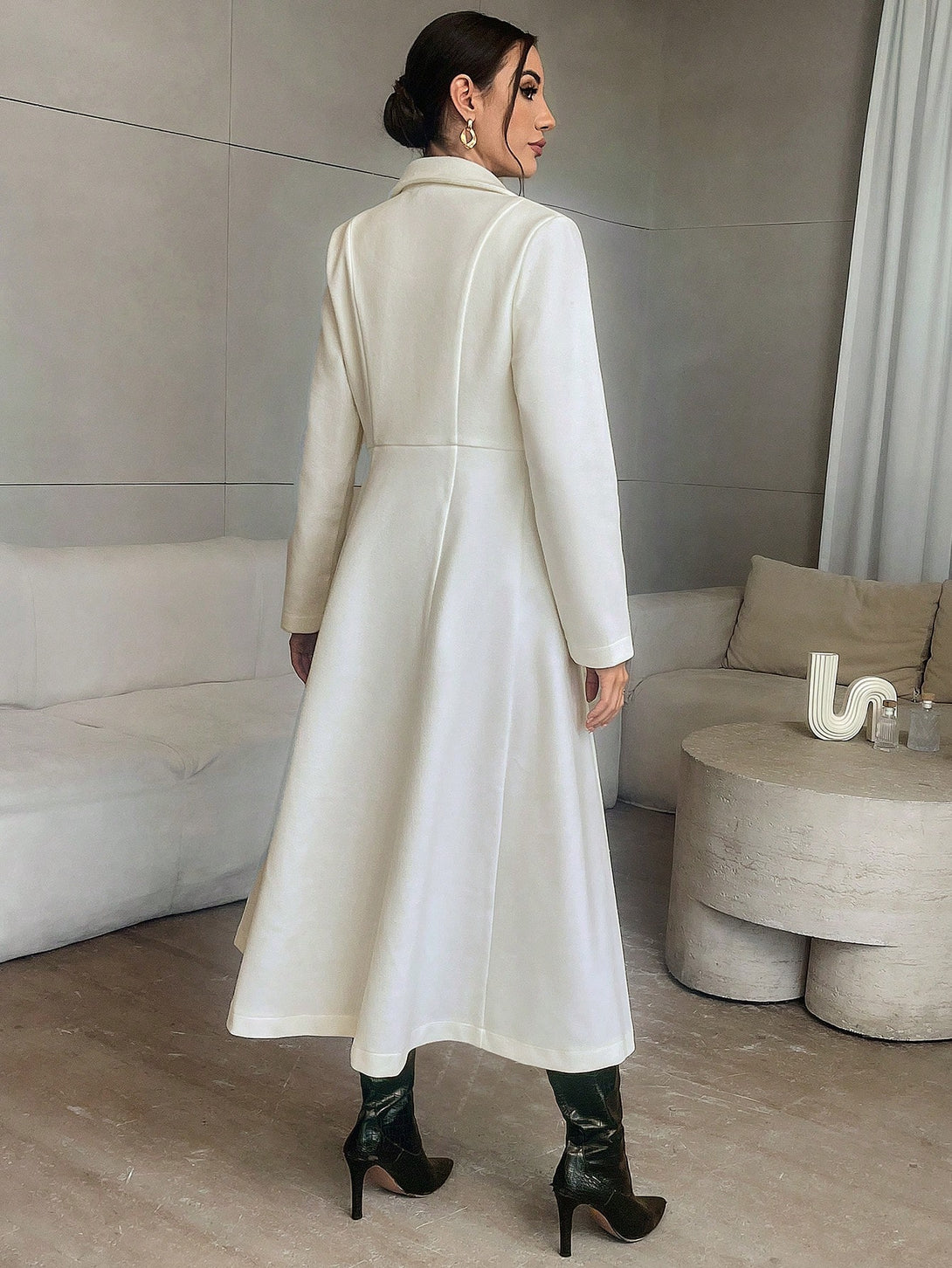 Ropa de Mujer, Ropa de Exterior para Mujer, Gabardinas para Mujer, 43910557, Gris