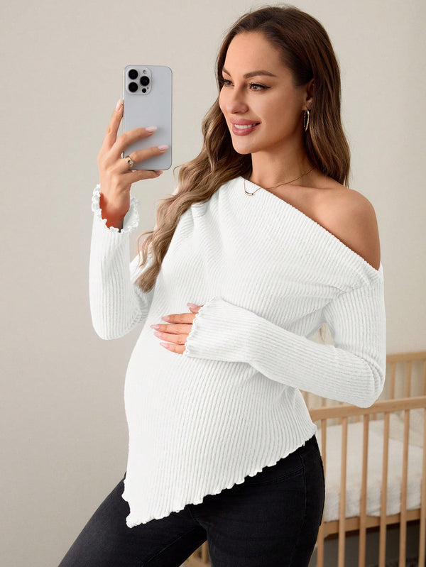 Ropa de Mujer, Ropa Premamá, Tops Premamá, Camisetas premamá, 43832080, Blanco