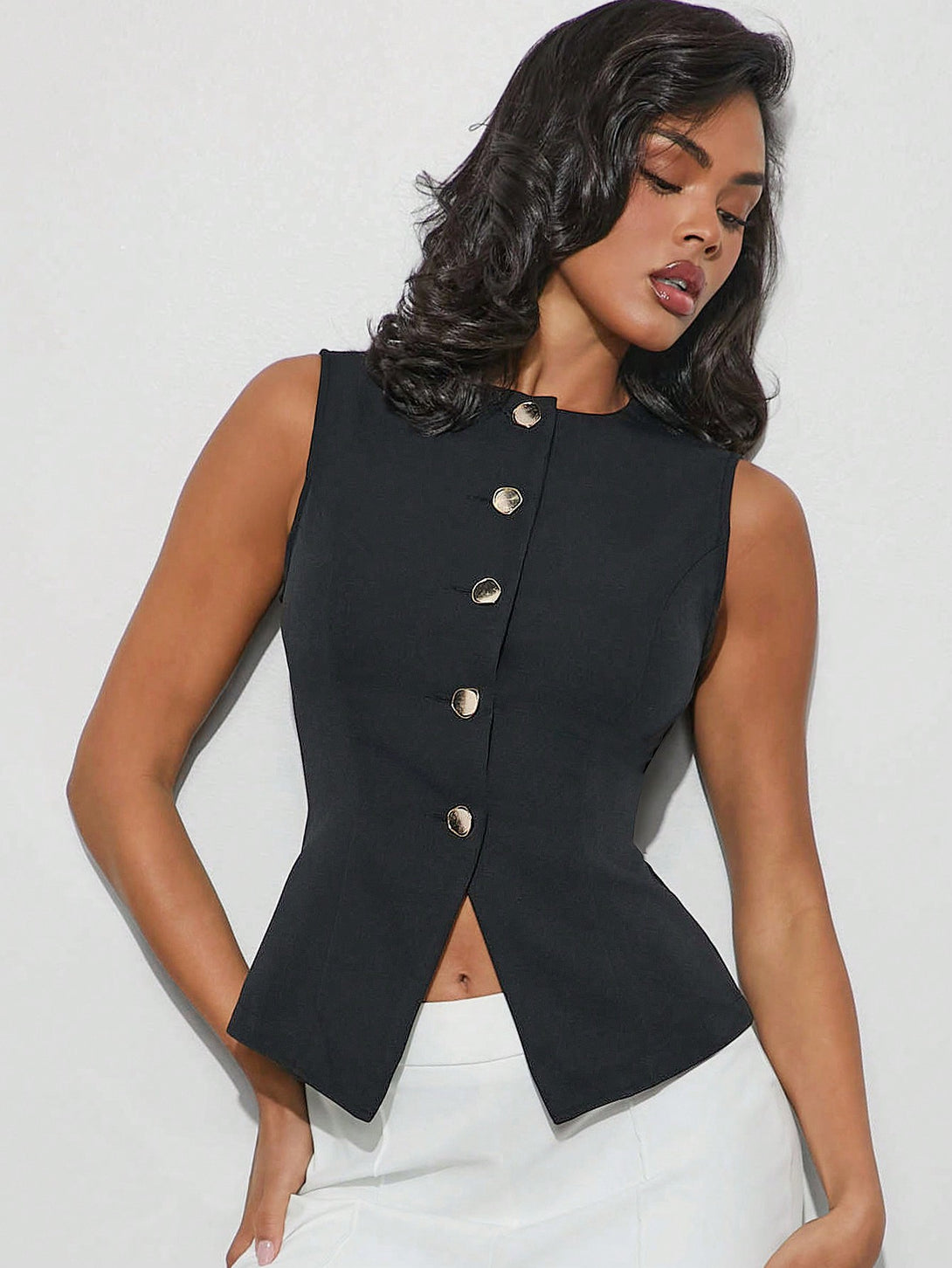 Ropa de Mujer, Tops & Blusas & Camisetas de Mujer, Blusas de Mujer, 44184267, Negro