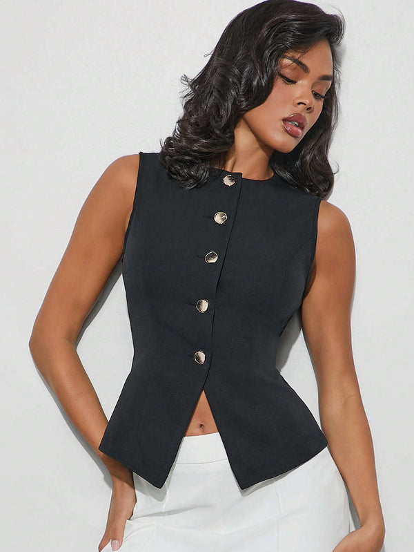 Ropa de Mujer, Tops & Blusas & Camisetas de Mujer, Blusas de Mujer, 44184267, Negro