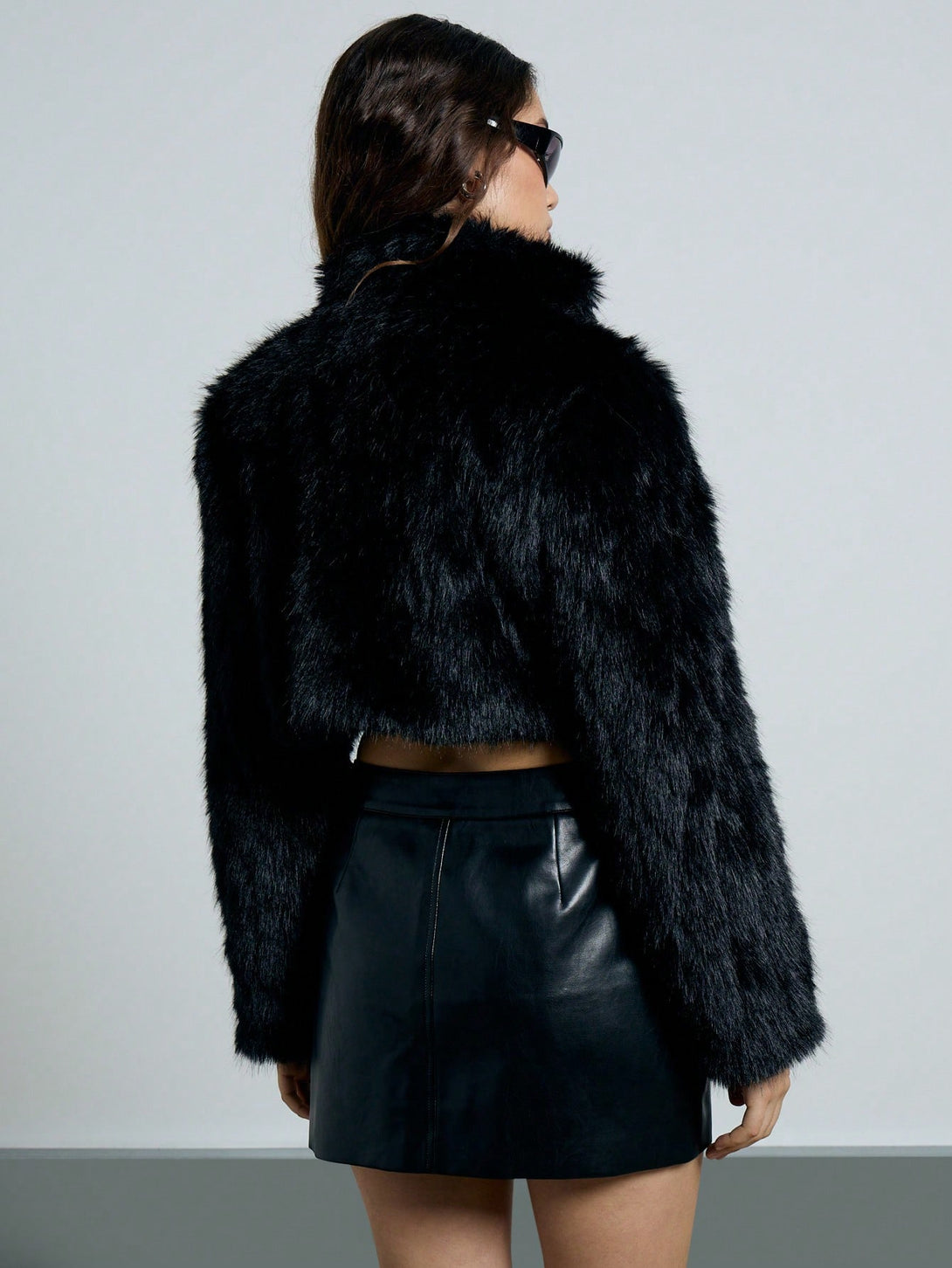Ropa de Mujer, Ropa de Exterior para Mujer, Abrigos de Pieles Similares para Mujer, OUTFITS LOOKBOOK, 44141949, Negro