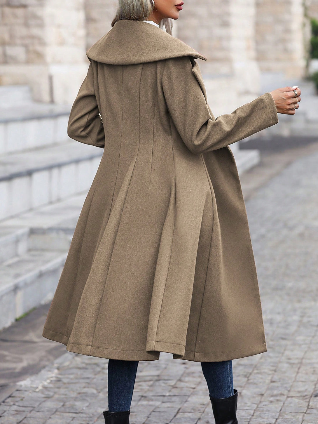 Ropa de Mujer, Ropa de Exterior para Mujer, Abrigos de Mujer, 44186337, Café integral