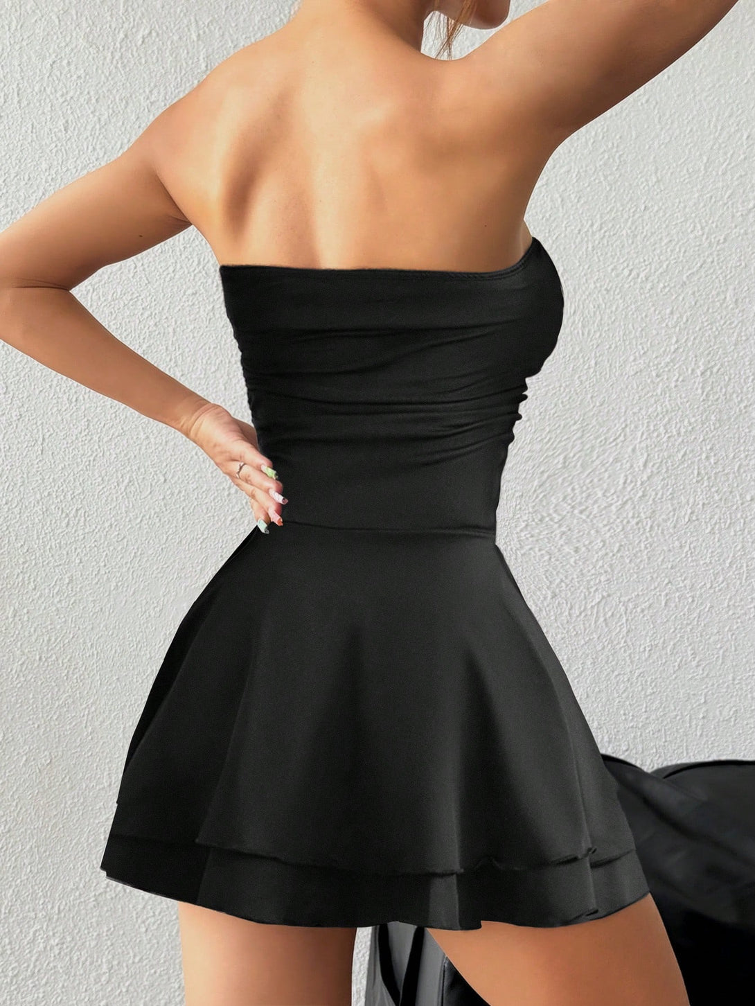 Ropa de Mujer, Vestidos de mujer, Vestidos cortos de mujer, 44429736, Negro