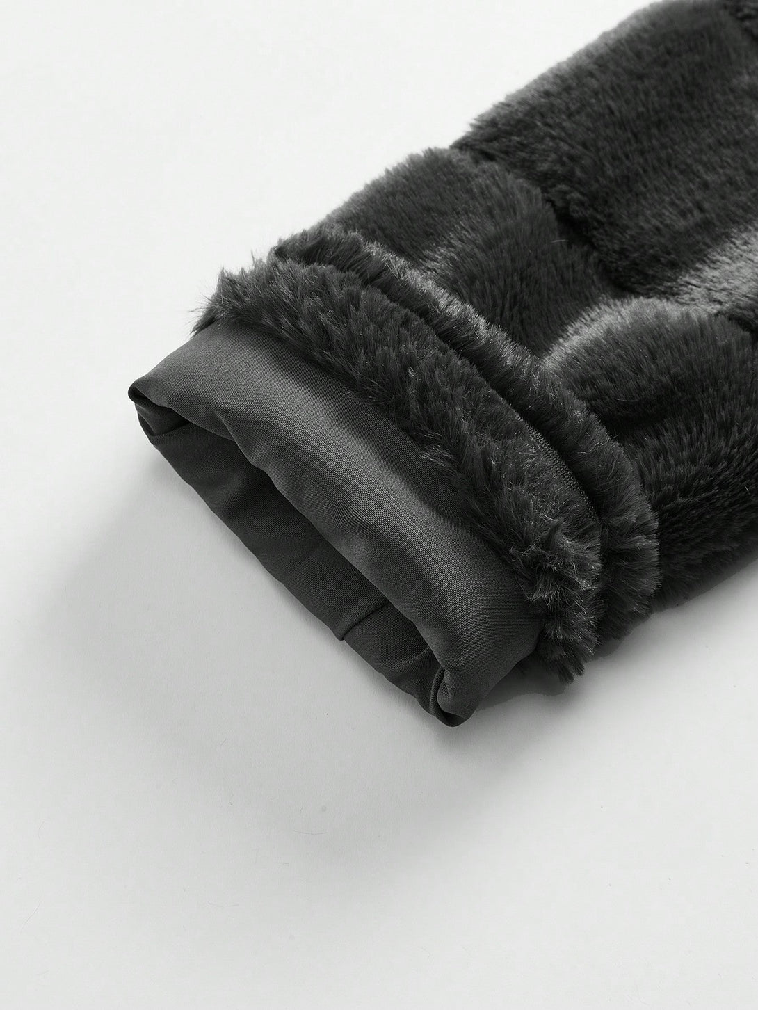 Ropa de Mujer, Ropa de Exterior para Mujer, Abrigos de Pieles Similares para Mujer, 44586002, Gris Oscuro
