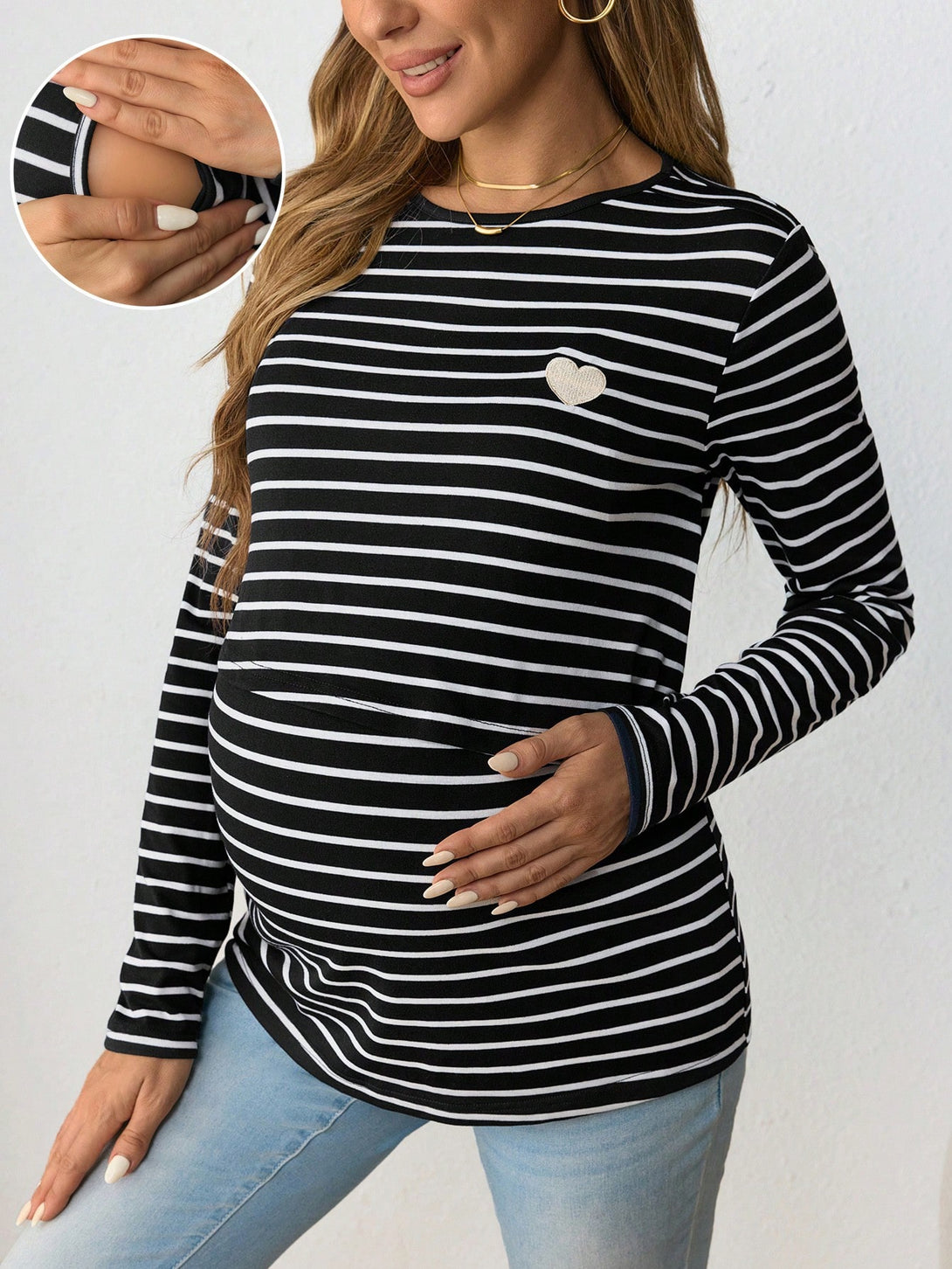 Ropa de Mujer, Ropa Premamá, Lactancia, 44501910, Negro