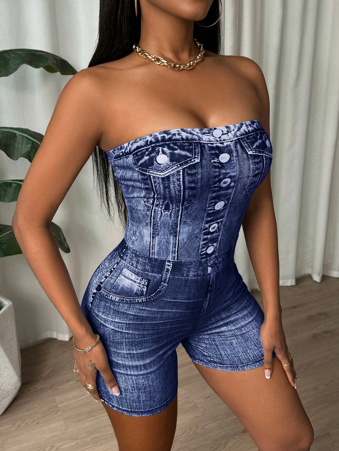 Ropa de Mujer, Monos y bodys para mujer, Unitards mujer, 37786249, Azul lavado oscuro