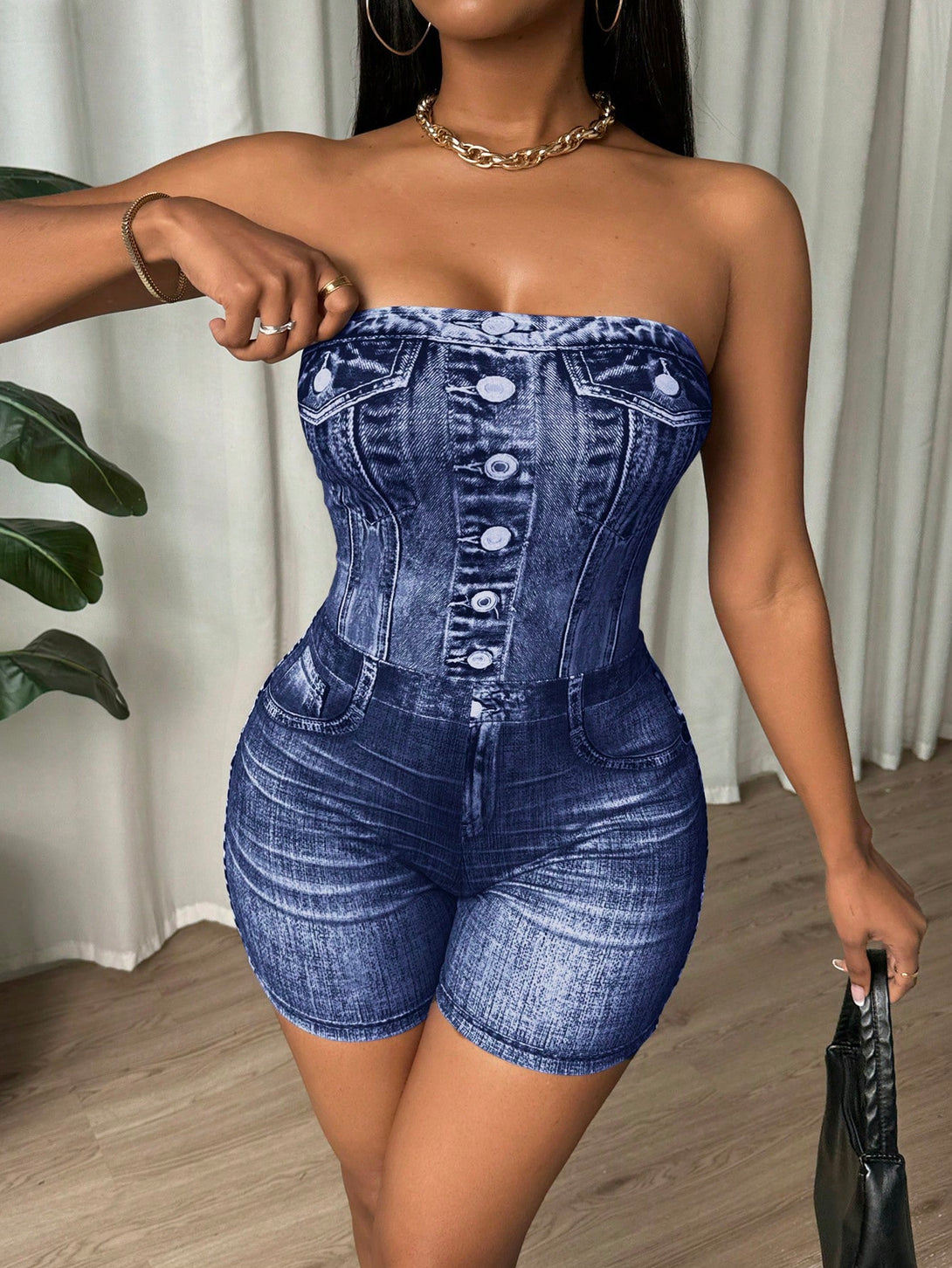 Ropa de Mujer, Monos y bodys para mujer, Unitards mujer, 37786249, Azul lavado oscuro