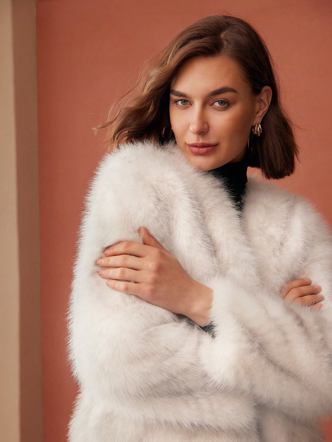 Ropa de Mujer, Ropa de Exterior para Mujer, Abrigos de Pieles Similares para Mujer, OUTFITS LOOKBOOK, 44589731, Blanco