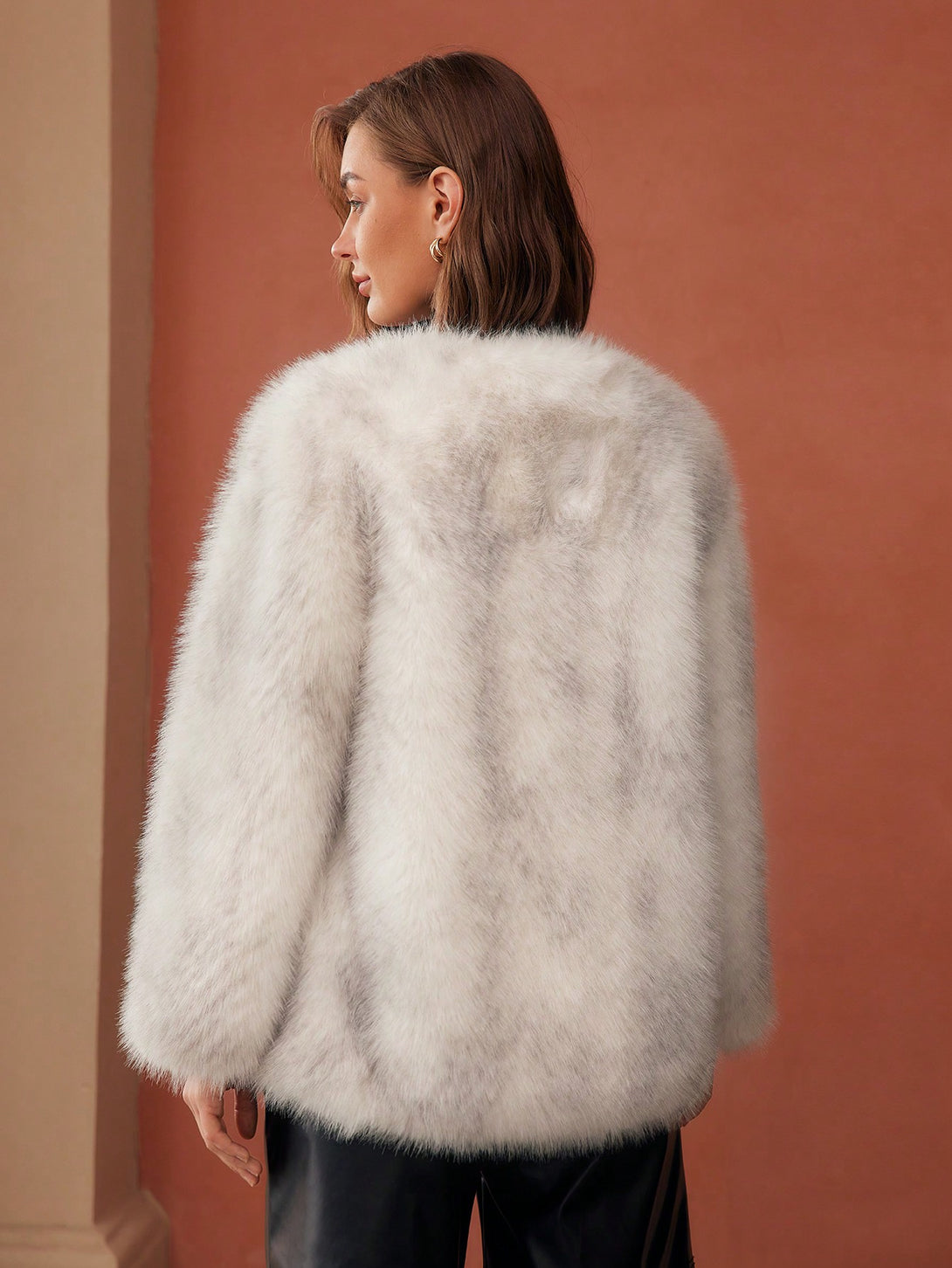 Ropa de Mujer, Ropa de Exterior para Mujer, Abrigos de Pieles Similares para Mujer, OUTFITS LOOKBOOK, 44589731, Blanco