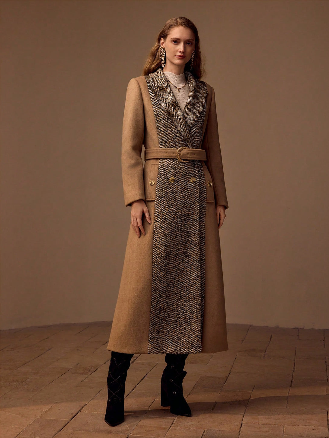 Ropa de Mujer, Ropa de Exterior para Mujer, Abrigos de Mujer, OUTFITS LOOKBOOK, 44672660, Caqui