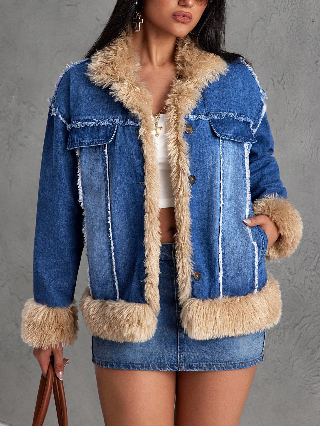 Ropa de Mujer, Mezclilla para mujer, Cazadoras & abrigos mezclilla para mujer, 44267317, Azul