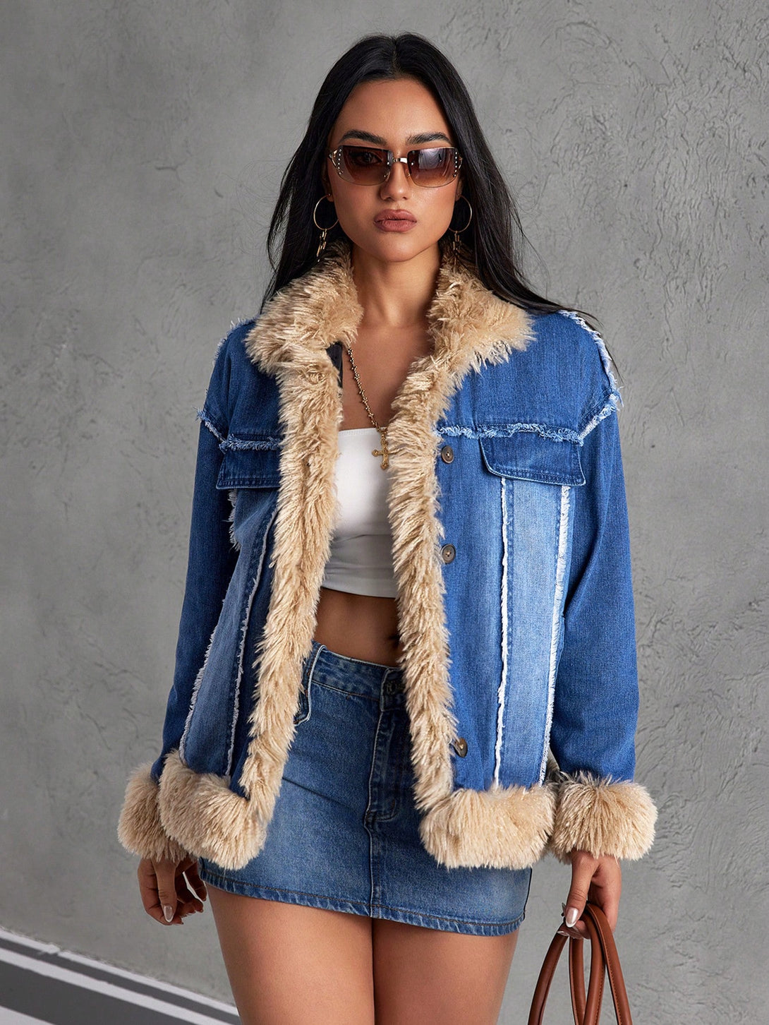 Ropa de Mujer, Mezclilla para mujer, Cazadoras & abrigos mezclilla para mujer, 44267317, Azul