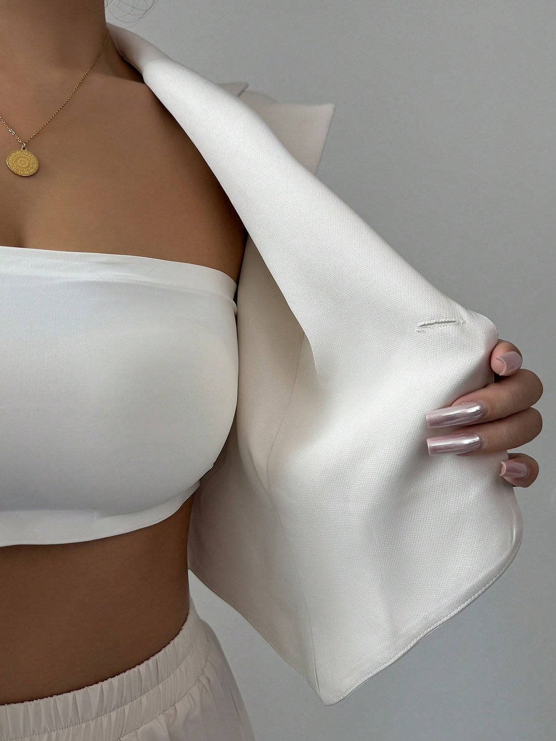 Ropa de Mujer, Conjunto para Mujer, Ropa Dos piezas para Mujer, 44928772, Beis